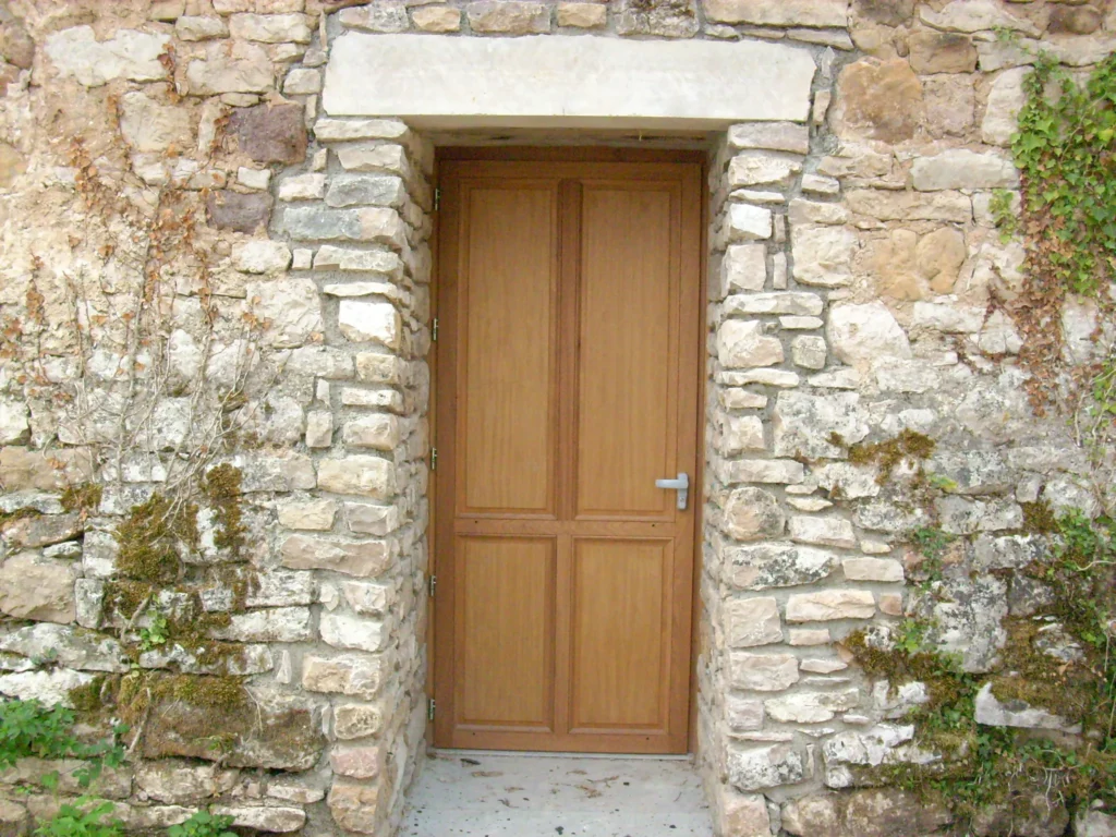 Porte d'entrée : réalisation de Gamso Menuiserie