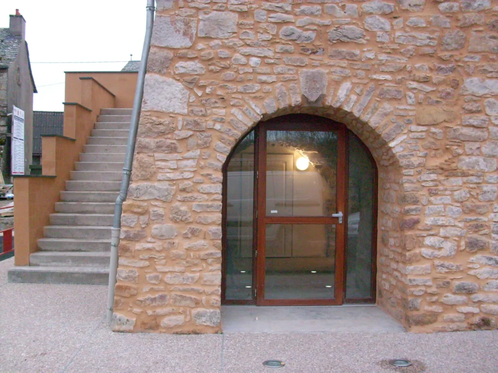 Porte d'entrée : réalisation de Gamso Menuiserie