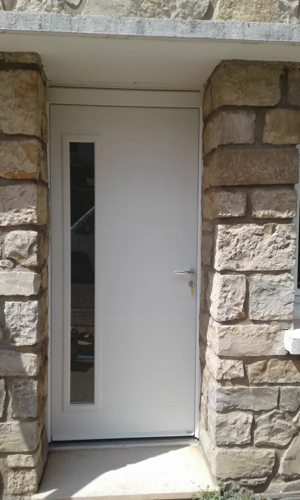 Porte d'entrée : réalisation de Gamso Menuiserie