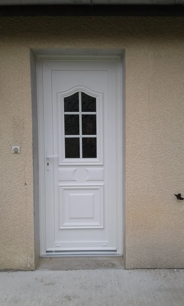 Porte d'entrée : réalisation de Gamso Menuiserie