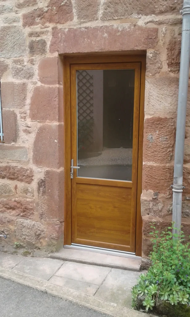 Porte d'entrée : réalisation de Gamso Menuiserie