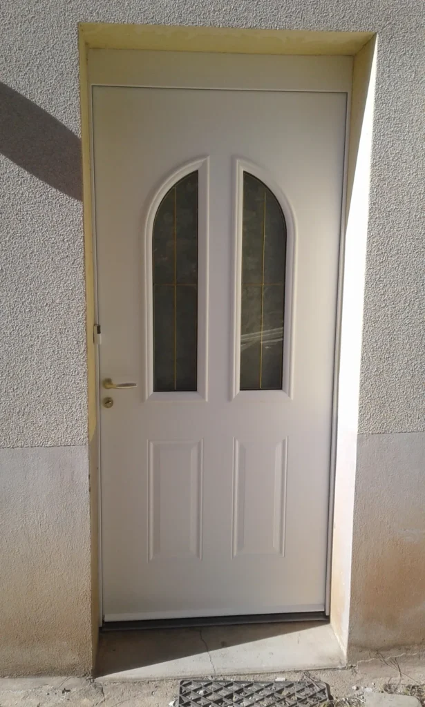Porte d'entrée : réalisation de Gamso Menuiserie