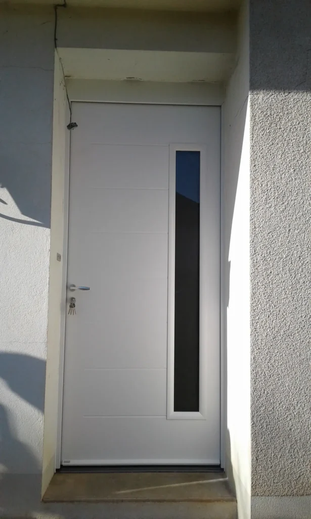 Porte d'entrée : réalisation de Gamso Menuiserie