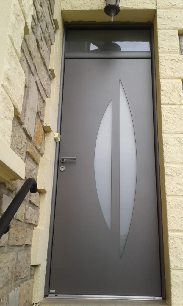Porte d'entrée : réalisation de Gamso Menuiserie