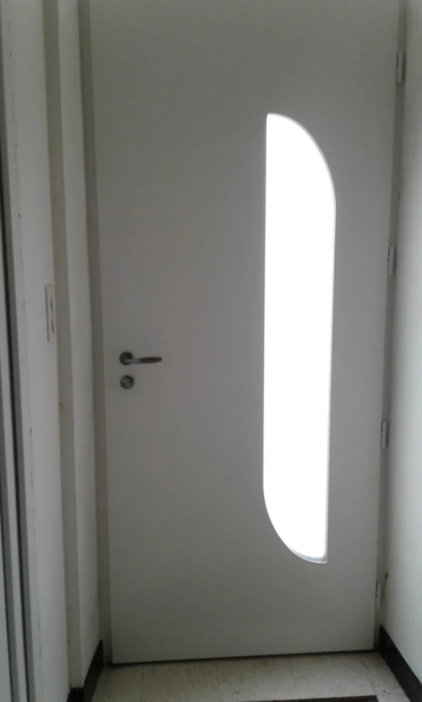 Porte d'entrée : réalisation de Gamso Menuiserie