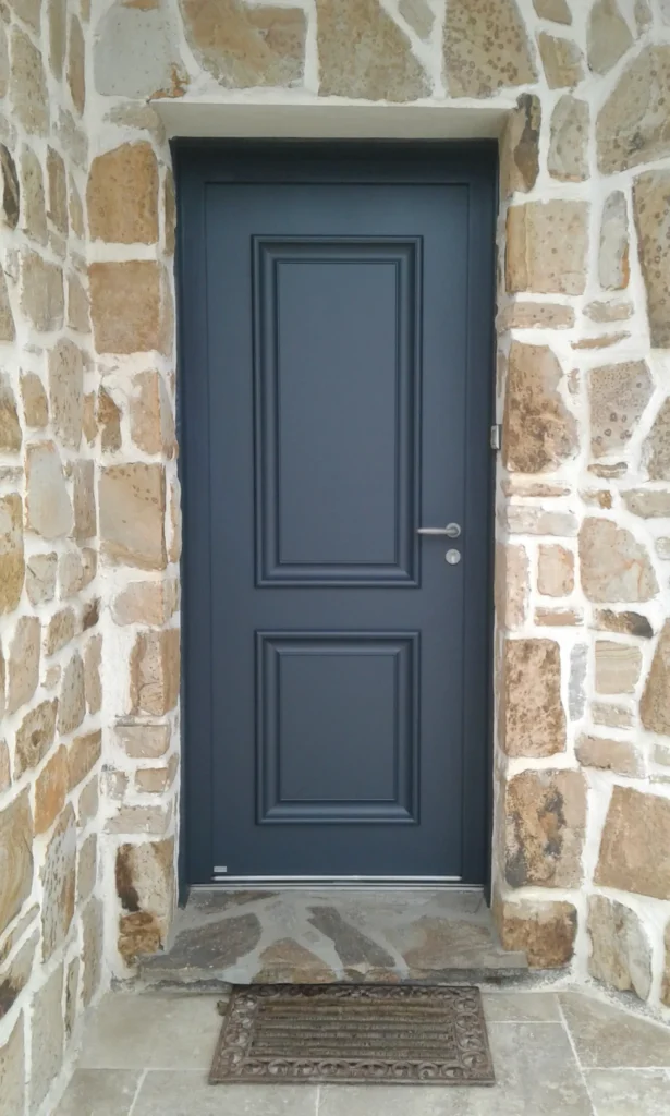 Porte d'entrée : réalisation de Gamso Menuiserie