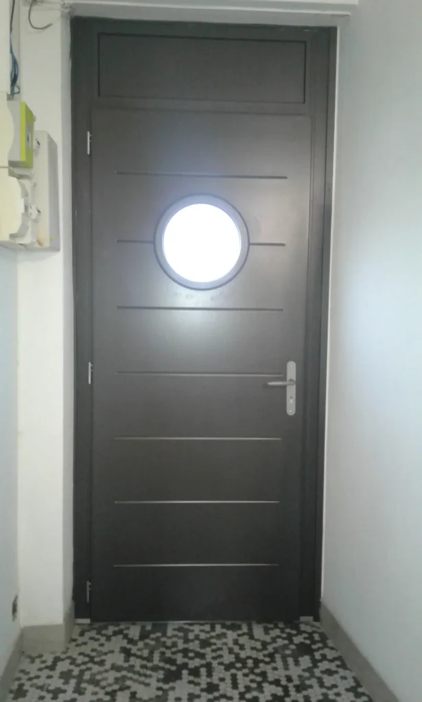 Porte d'entrée : réalisation de Gamso Menuiserie