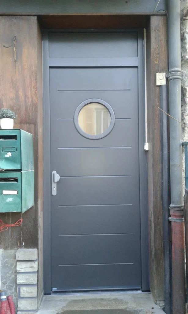 Porte d'entrée : réalisation de Gamso Menuiserie