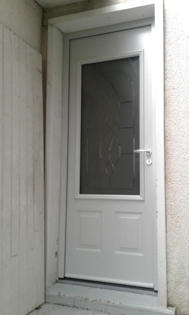 Porte d'entrée : réalisation de Gamso Menuiserie