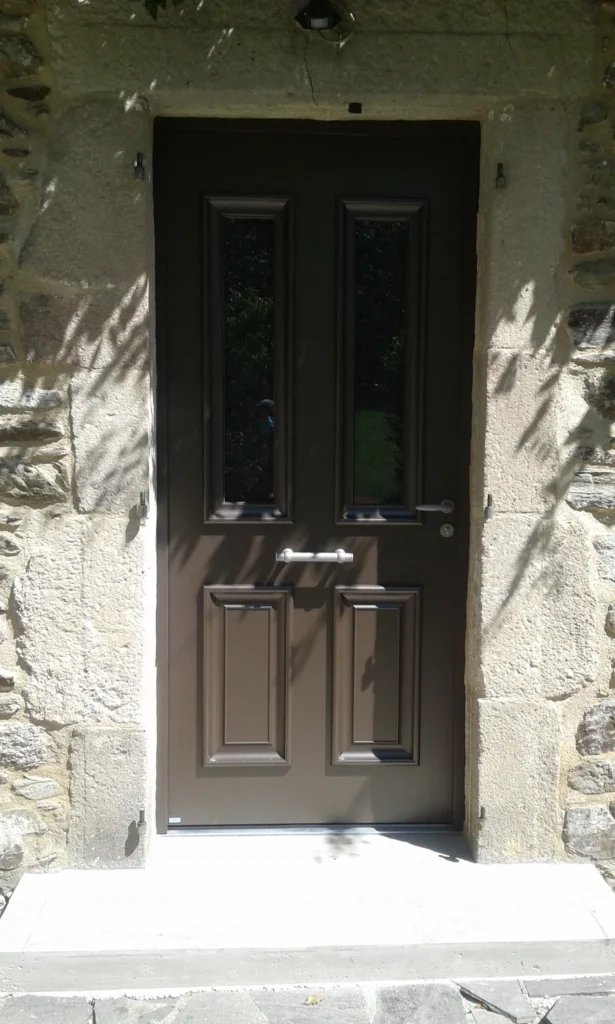 Porte d'entrée : réalisation de Gamso Menuiserie