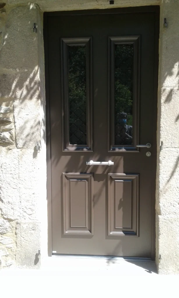 Porte d'entrée : réalisation de Gamso Menuiserie