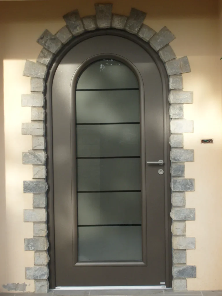 Porte d'entrée : réalisation de Gamso Menuiserie
