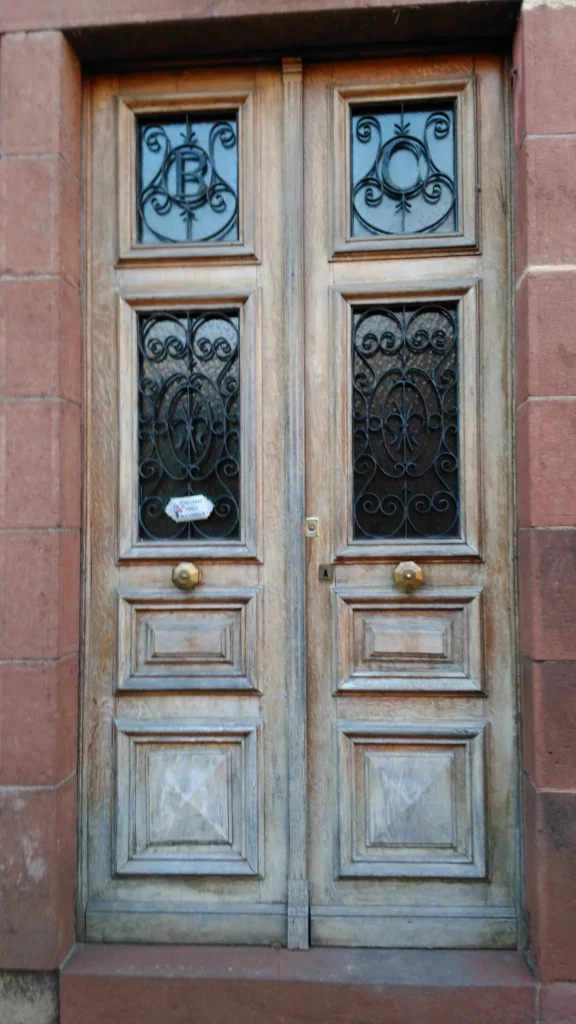 Porte d'entrée : réalisation de Gamso Menuiserie