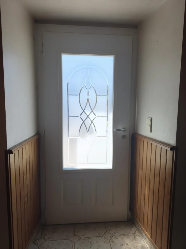 Porte d'entrée : réalisation de Gamso Menuiserie