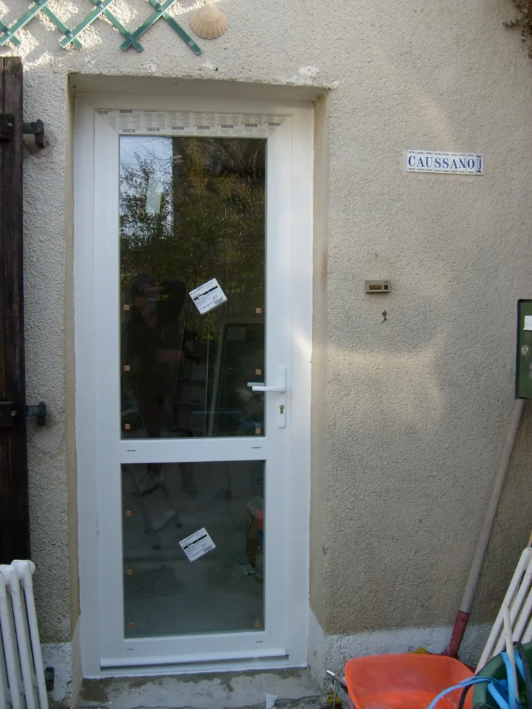 Porte d'entrée : réalisation de Gamso Menuiserie