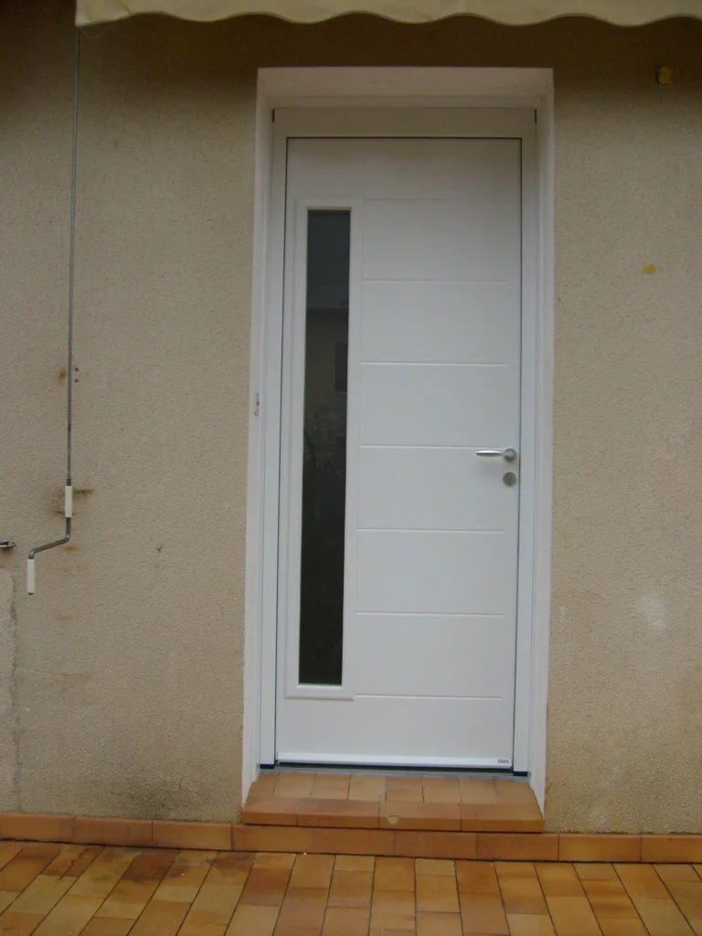 Porte d'entrée : réalisation de Gamso Menuiserie