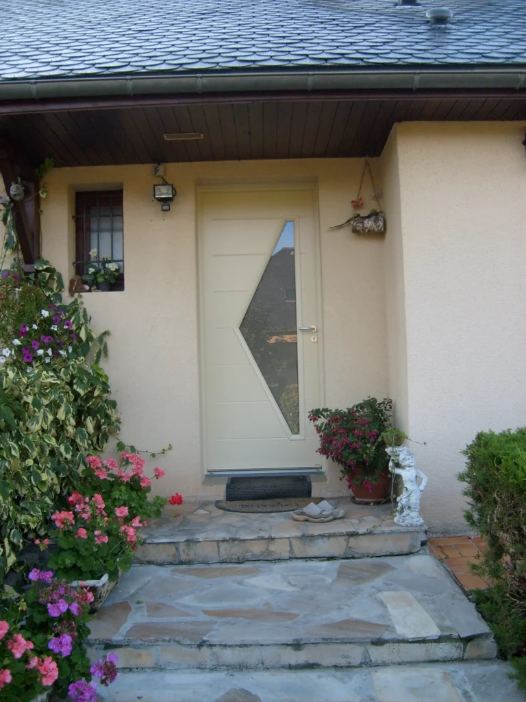 Porte d'entrée : réalisation de Gamso Menuiserie