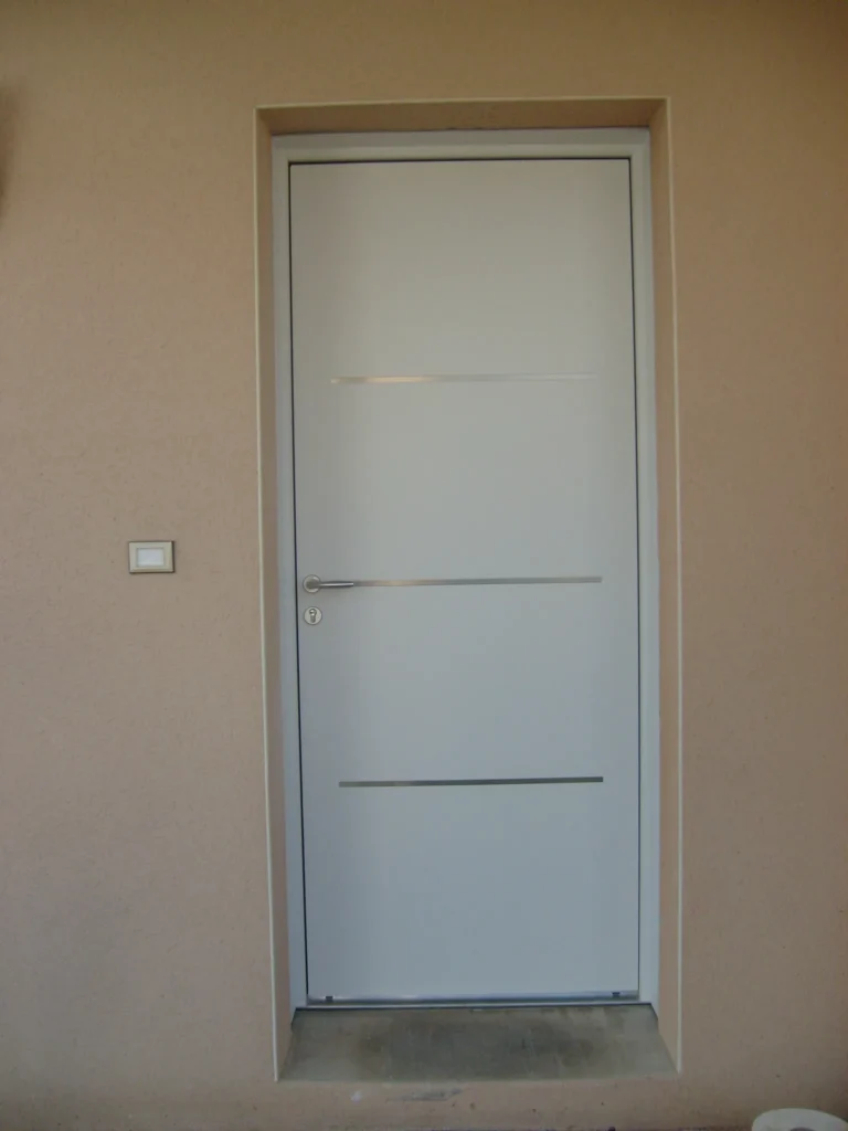 Porte d'entrée : réalisation de Gamso Menuiserie