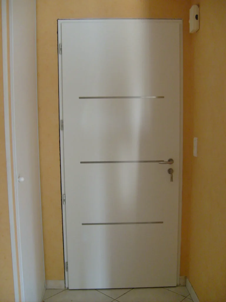 Porte d'entrée : réalisation de Gamso Menuiserie