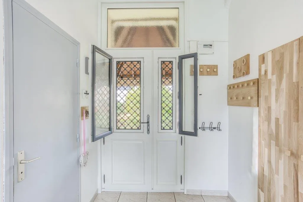 Porte d'entrée : réalisation de Gamso Menuiserie