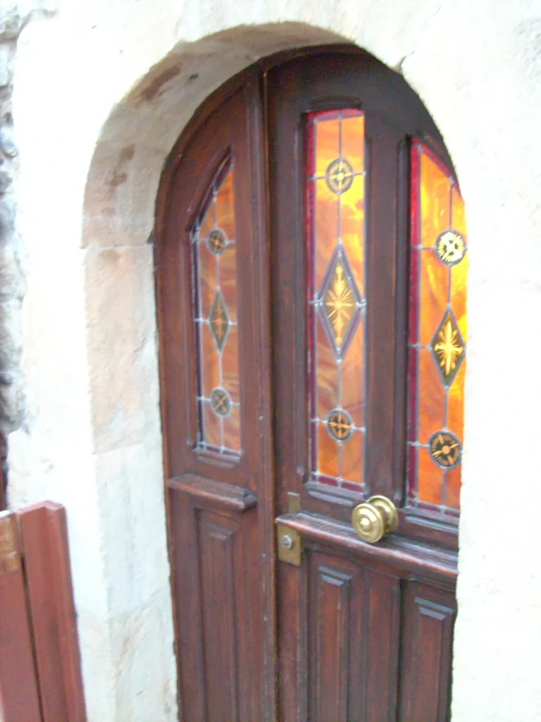 Porte d'entrée : réalisation de Gamso Menuiserie