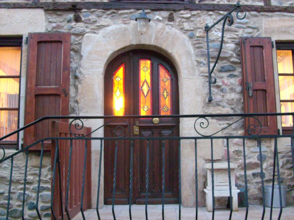 Porte d'entrée : réalisation de Gamso Menuiserie