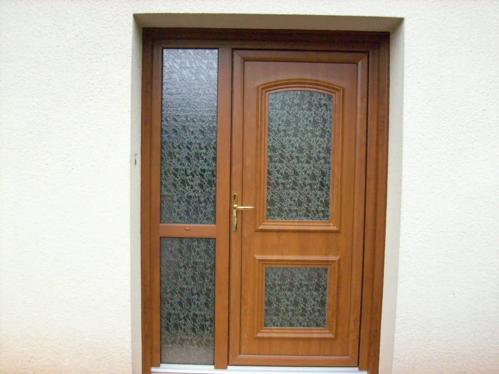 Porte d'entrée : réalisation de Gamso Menuiserie